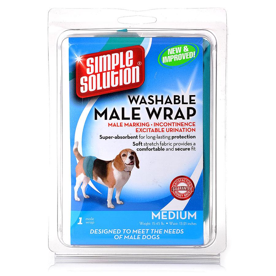 Simple Solution Diaper Garment Male Wrap Medium