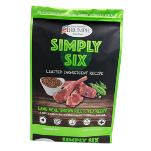 Triumph Simply Six Lamb Dry Dog Food
