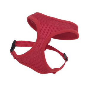 Coastal Comfort Soft Adjustable Harness Medium Red