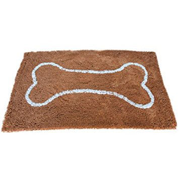 Soggy Doggy Mat Caramel & Oatmeal Bone  