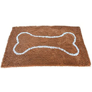 Soggy Doggy Mat Caramel & Oatmeal Bone  