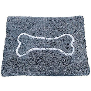 Soggy Doggy Mat Gray Bone  