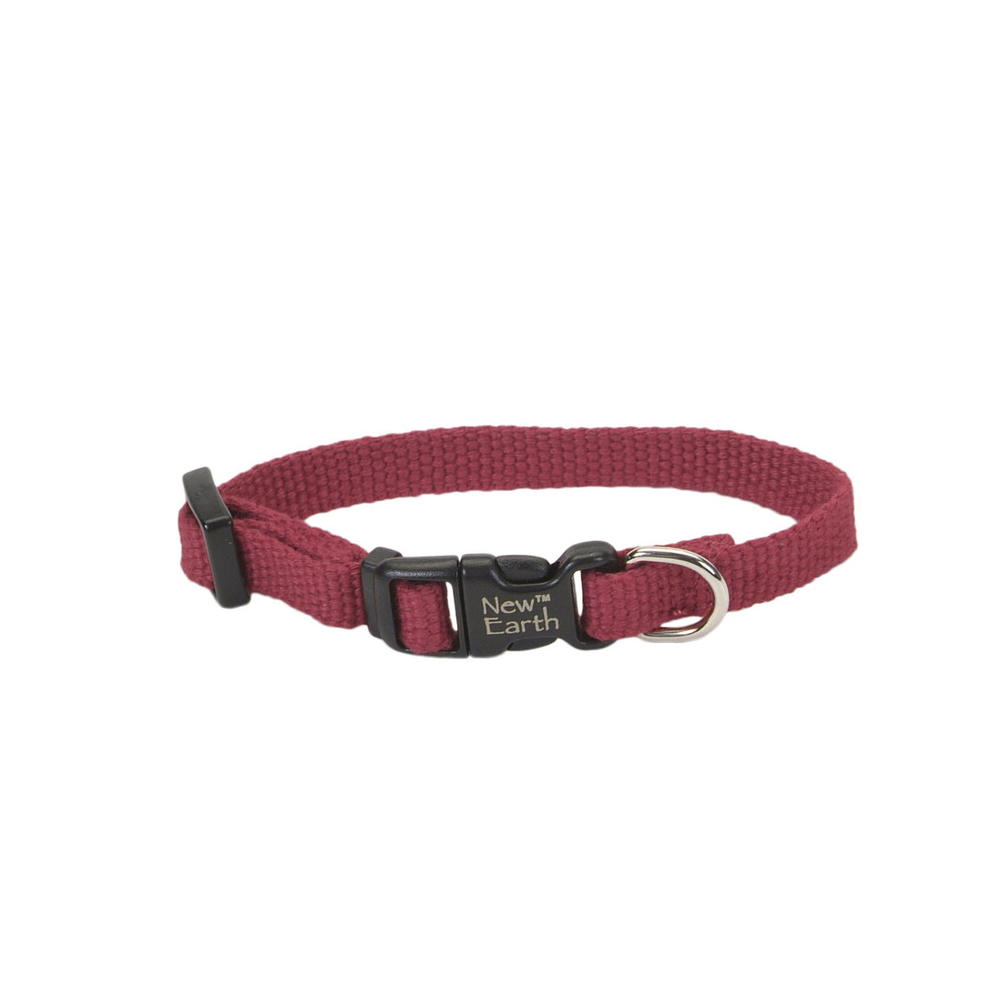 Coastal Soy Adjustable Collar 12-18" - 3/4" Cranberry