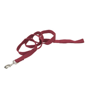 Coastal Soy Leash 6' - 5/8" Cranberry