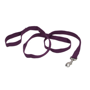 Coastal Soy Leash 6' - 5/8" Eggplant
