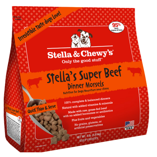 Stella & Chewy's Frozen Stella's Super Beef Dinner Morsels Dog Food