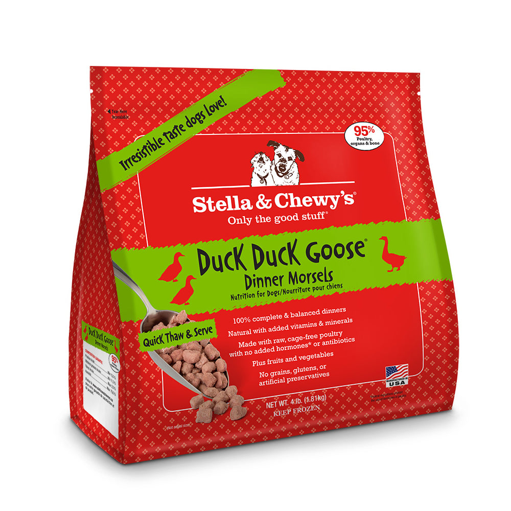 Stella & Chewy's Frozen Duck Duck Goose Dinner Morsels Dog Food