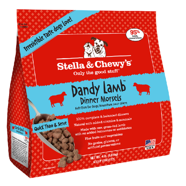 Stella Chewy s Dandy Lamb Dinner Morsels Frozen Dog Food