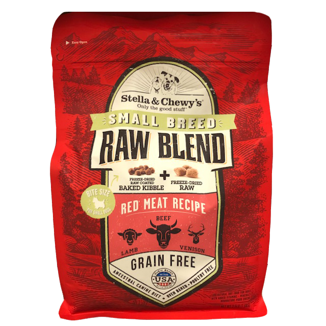 Stella & chewy's raw blend online red meat recipe dog food