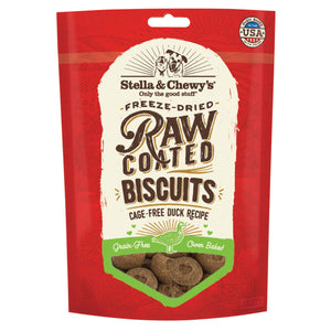 Stella & Chewy's Raw Coated Biscuits Cage Free Duck Dog Food