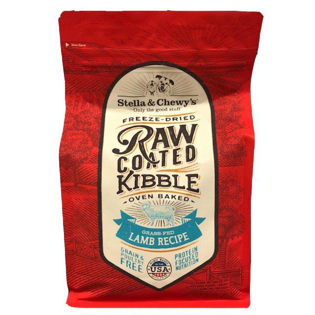 Stella & Chewy's Raw Coated Kibble Grass-Fed Lamb Recipe Dry Dog Food