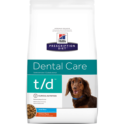 Hills Prescription Diet T/D Small Bite Chicken Dry Dog Food