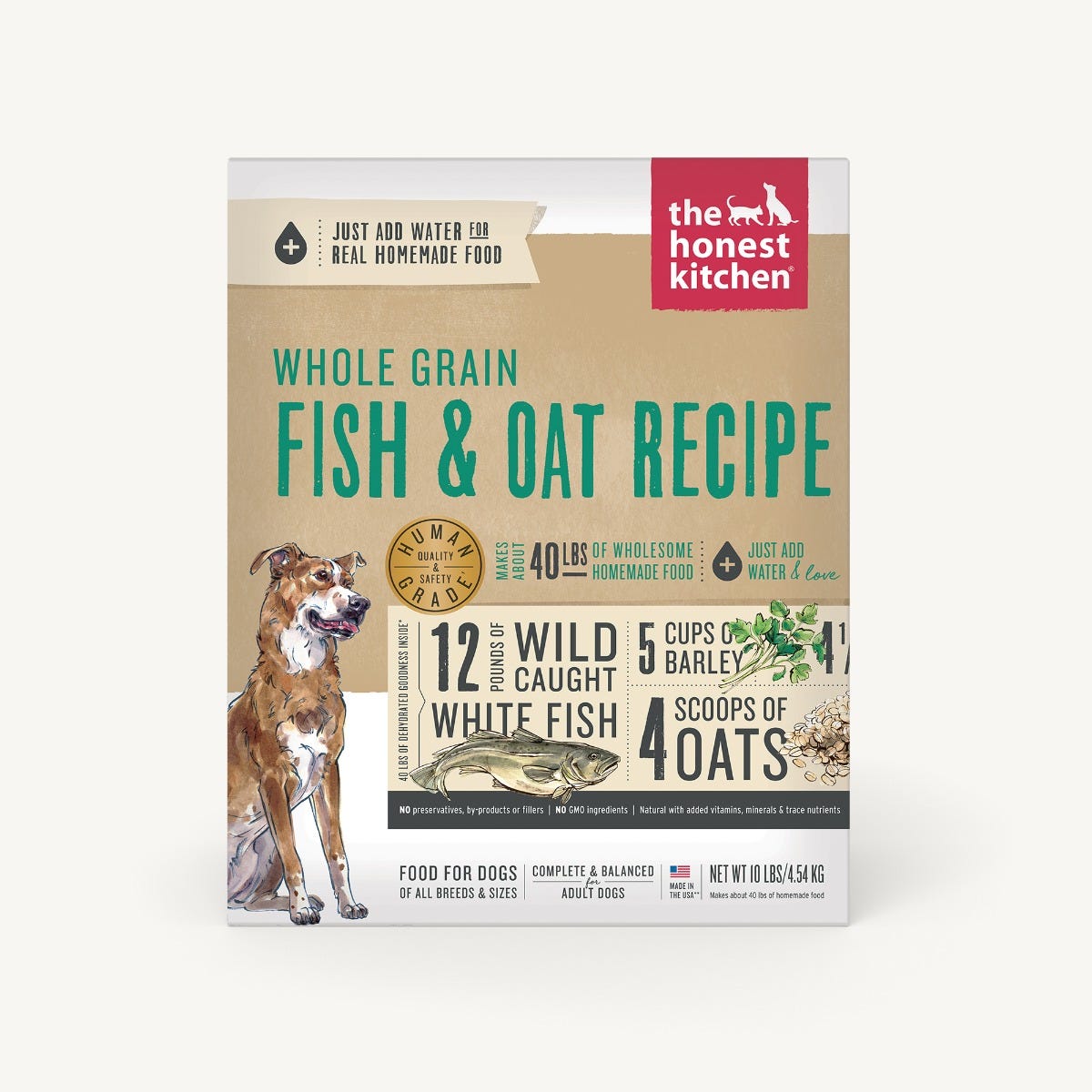 Honest Kitchen Whole Grain Fish Dehydrated Dog Food