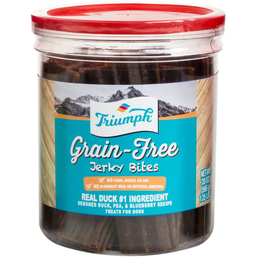 Triumph Grain Free Jerky Bites Duck & Pea