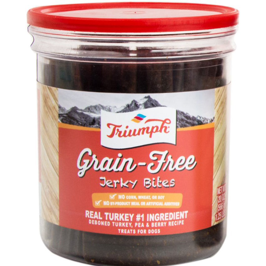 Triumph Grain Free Jerky Bites Turkey & Pea