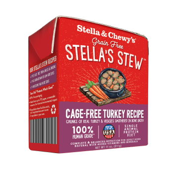 Stella & Chewy's Grain Free Stella's Stew Cage-Free Turkey Dog Food
