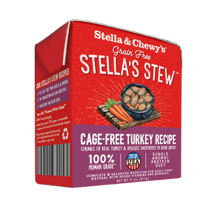 Stella & Chewy's Grain Free Stella's Stew Cage-Free Turkey Dog Food