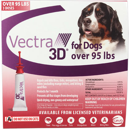 Vectra 3D, For Dogs over 95 lbs.