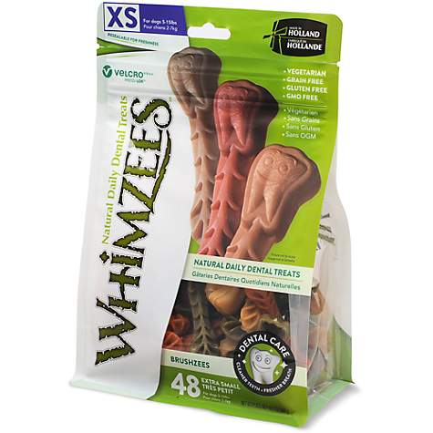 Whimzees Brusheez 12.7 oz. Value Pack - X-Small (for dogs 5-15 lbs.)