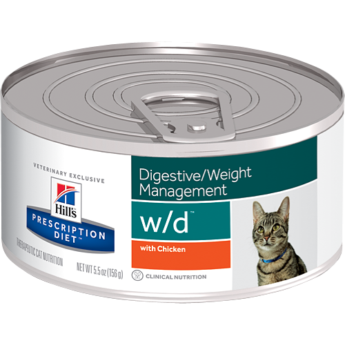 Hills Prescription Diet W/D Chicken Wet Cat Food