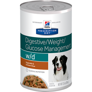 Hills Prescription Diet W/D Vegetable & Chicken Stew Wet Dog Food