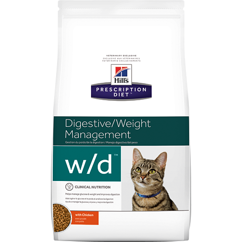 Hills Prescription Diet W/D Chicken Dry Cat Food