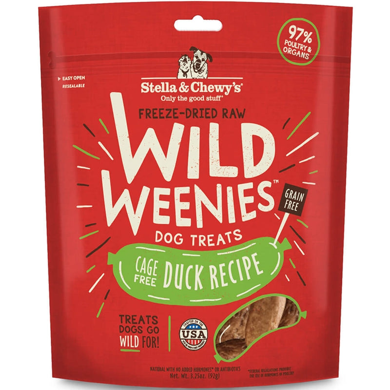 Stella & Chewy's Freeze Dried Wild Weenies Duck Dog Food