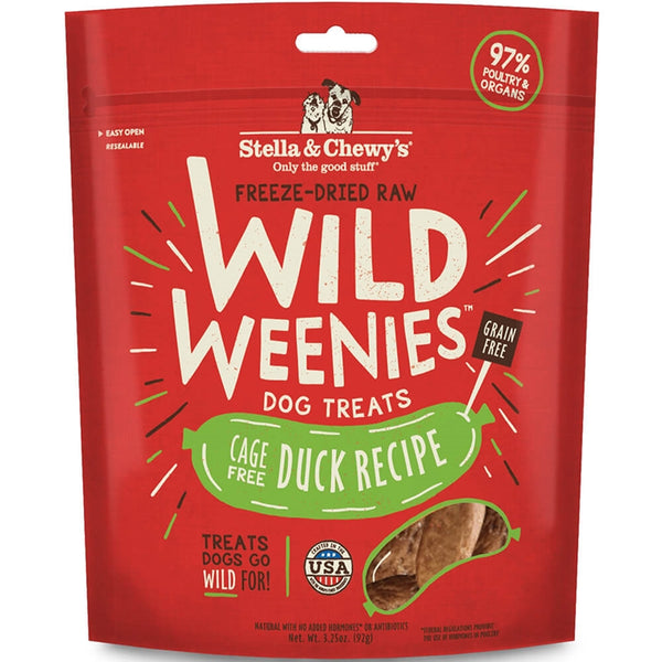 Stella & Chewy's Freeze Dried Wild Weenies Duck Dog Food
