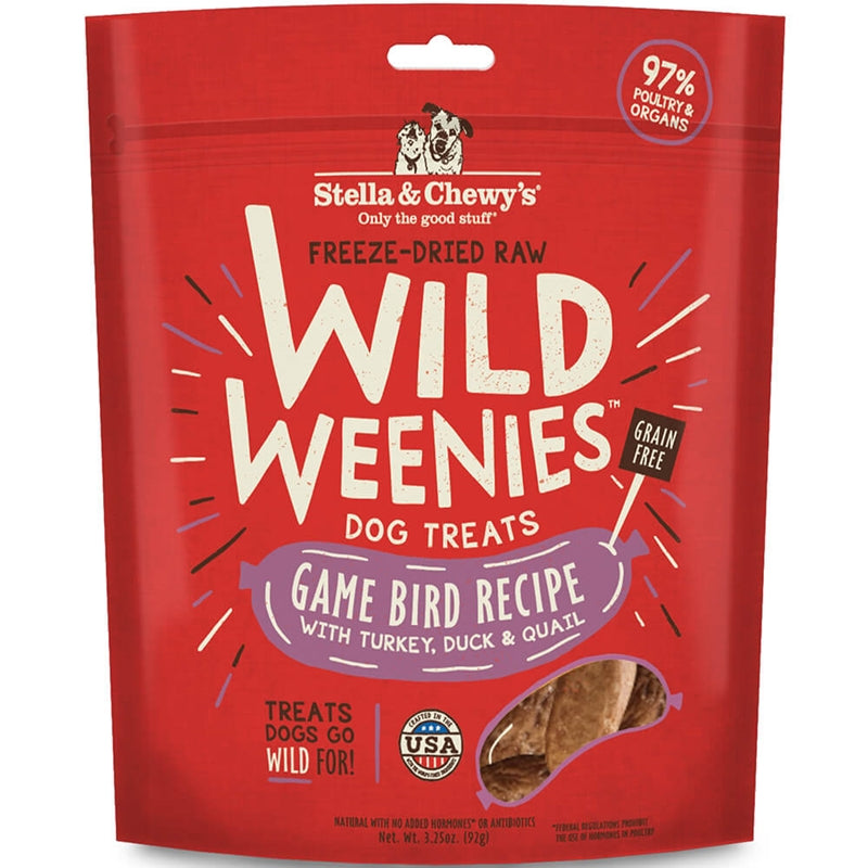 Stella & Chewy's Freeze Dried Wild Weenies Game Bird Dog Food