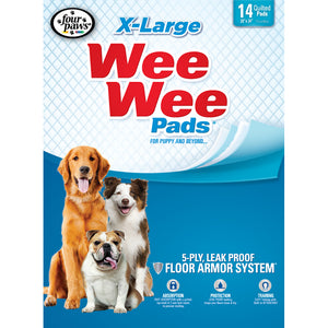 Four Paws Wee-Wee Pads X-Large 14 ct.