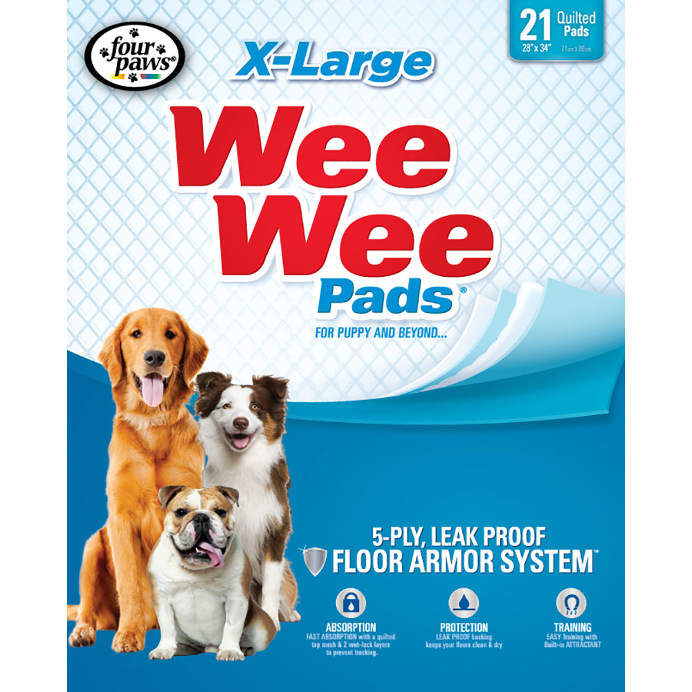 Four Paws Wee-Wee Pads X-Large 21 ct.