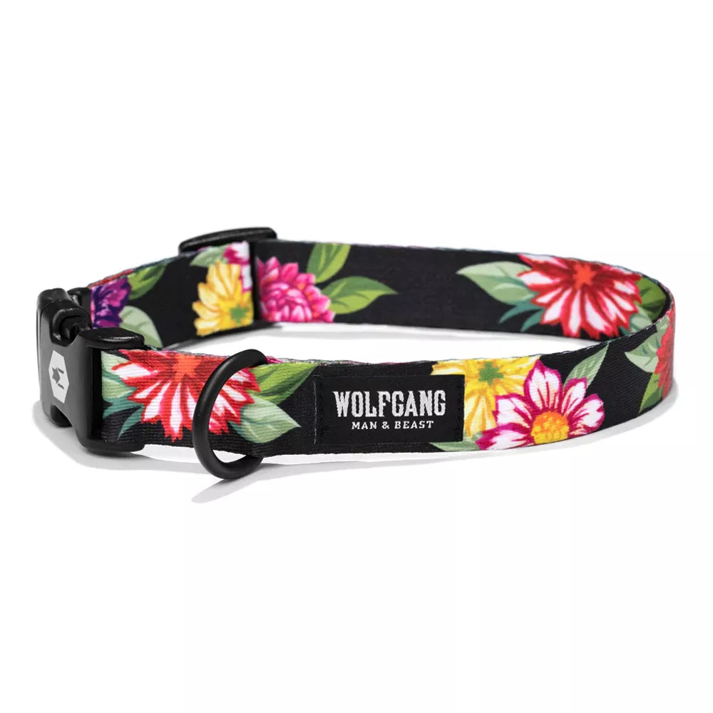 Wolfgang DarkFloral Dog Collar