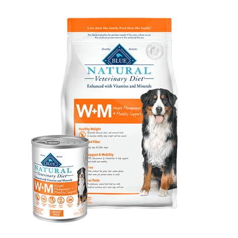 Blue Buffalo BLUE Natural Veterinary Diet W+M Weight Management & Mobility Dry Dog Food