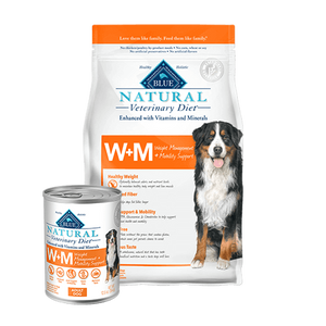 Blue Buffalo BLUE Natural Veterinary Diet W+M Weight Management & Mobility Dry Dog Food