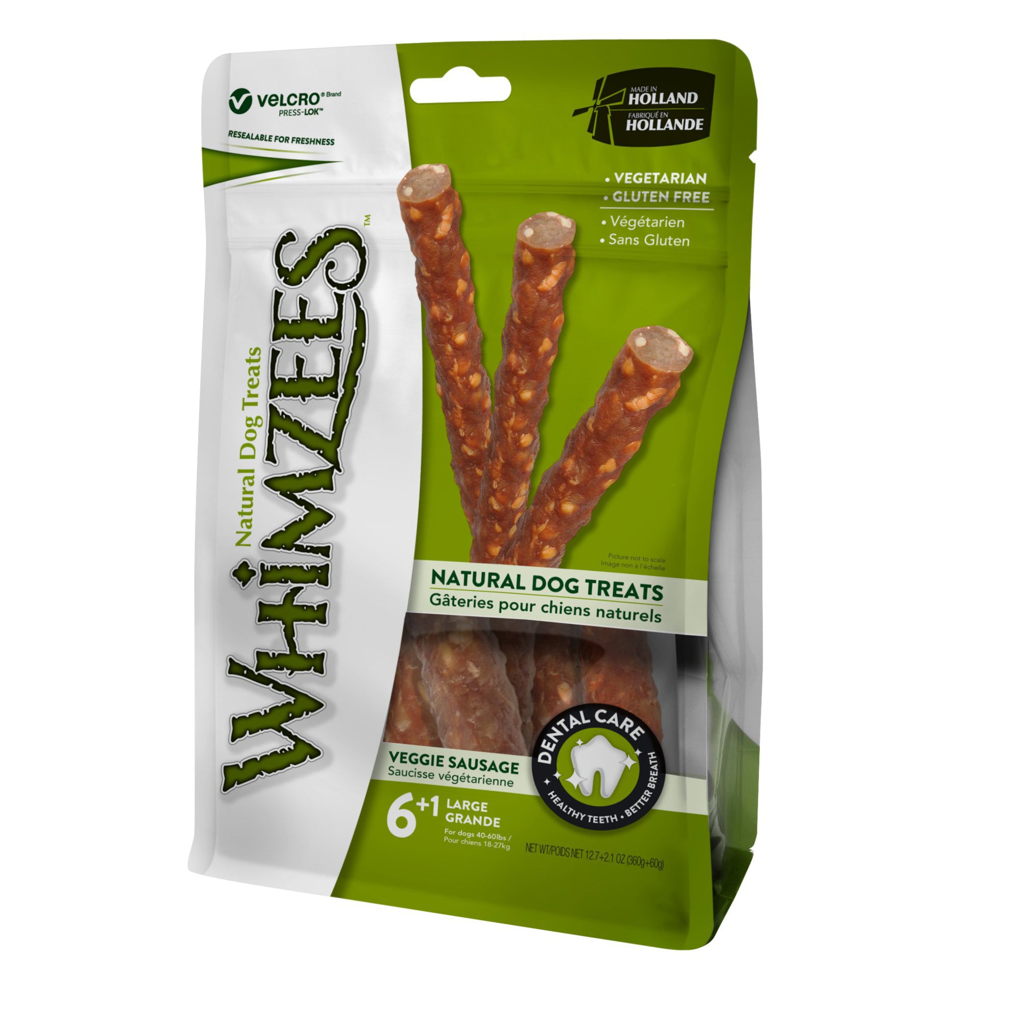 Whimzees Veggie Sausage Value Pack - Large (for dogs 40-60 lbs.)