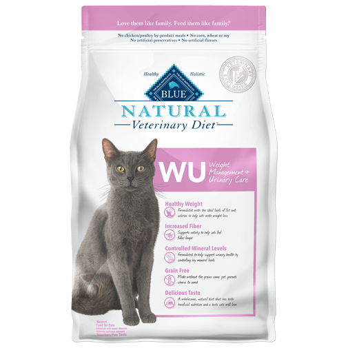 Blue Buffalo Veterinary Diet WU Weight Management + Urinary Care Dry Cat Food