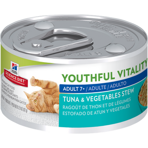 Science Diet 3 oz. case Cat Youthful Vitality 7+ Tuna