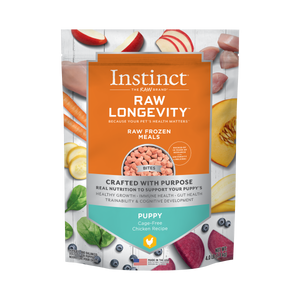 Instinct Raw Longevity Cage-Free Chicken Bites for Puppies Frozen Dog Food