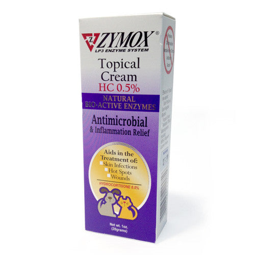 Zymox 1 oz. Topical Cream HC 0.5%